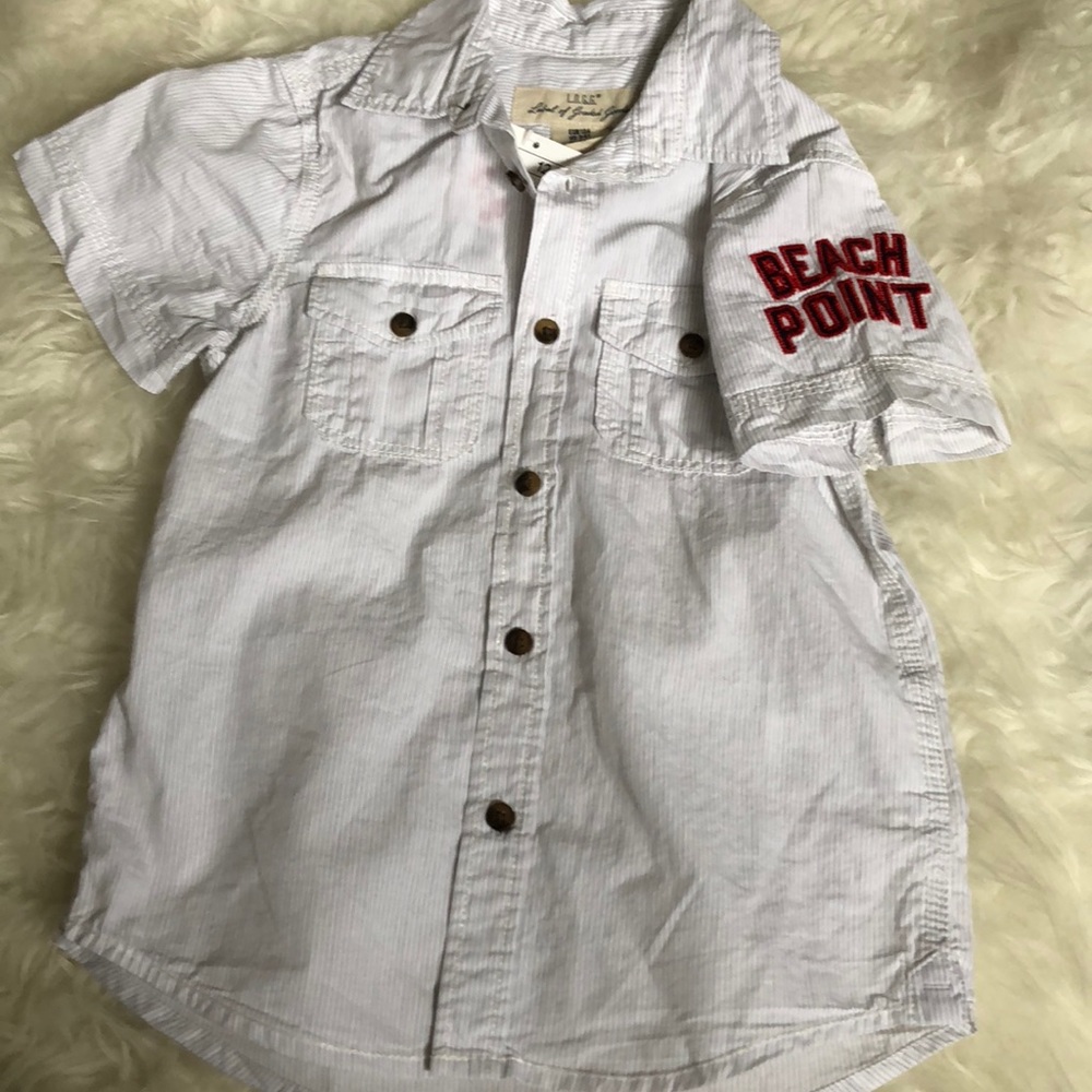 NWT H&M boys button up shirt